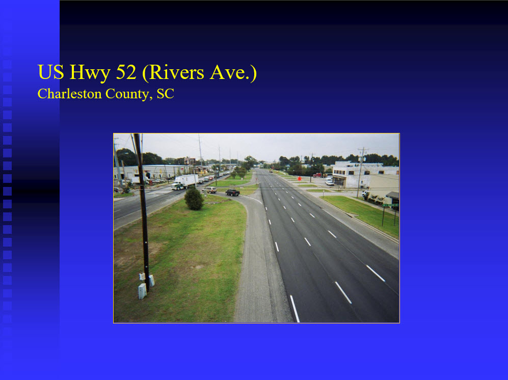US Highway 52, Rivers Avenue, Charleston County, South Carolina, rubberized asphalt pavement